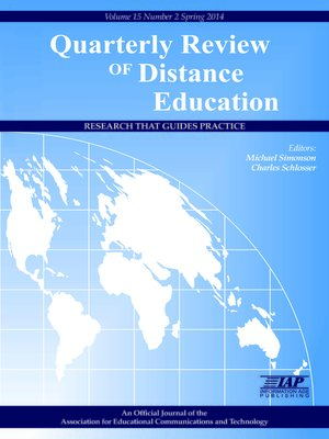 cover image of Quarterly Review of Distance Education, Volume 15, Issue 2